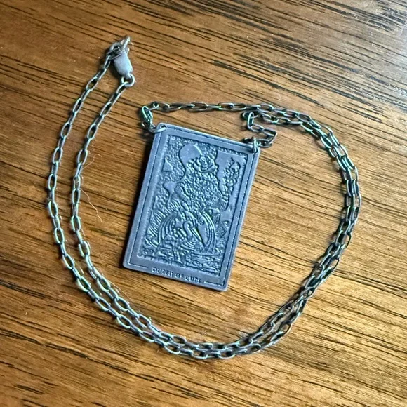 Acid Queen Jewelry Queen of Cups Tarot Necklace - Picture 1 of 2